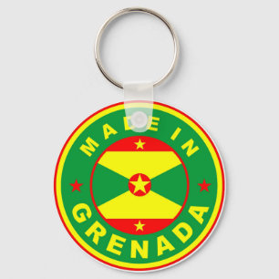 hergestellt aus Grenada-Ländermarken Schlüsselanhänger