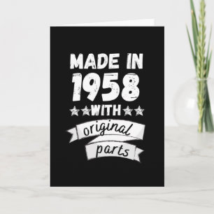 Hergestellt im Jahr 1958 mit Originalteilen, Karte