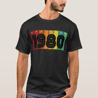 Hergestellt im Jahr 1980 Mädchen T-Shirt