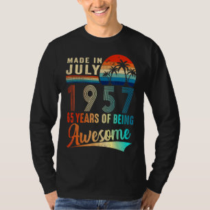 Hergestellt im Juli 1957 65 Jahre Phantastischer V T-Shirt