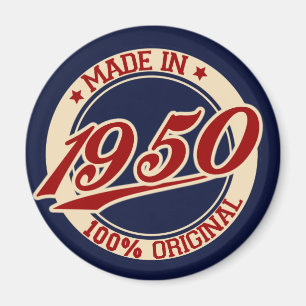 Hergestellt in 1950 magnet