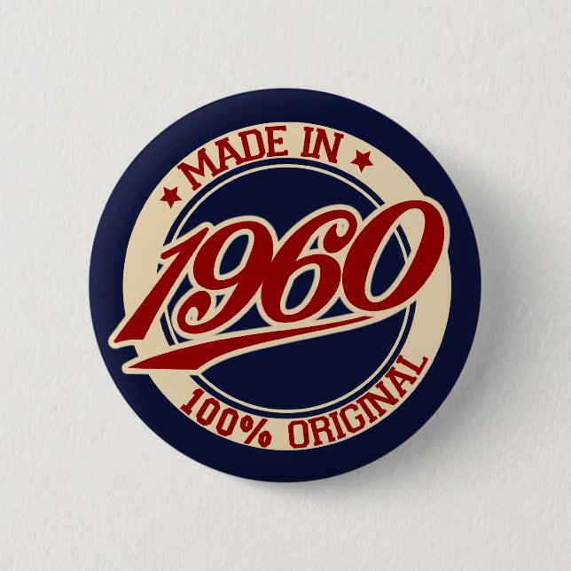 Hergestellt in 1960 button (Vorderseite)