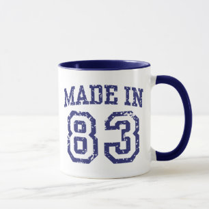 Hergestellt in 83 tasse
