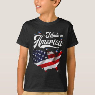 Hergestellt in Amerika - Patriotische amerikanisch T-Shirt