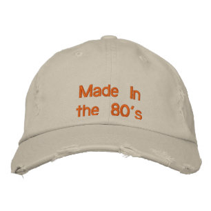 Hergestellt in den 80ern bestickte kappe
