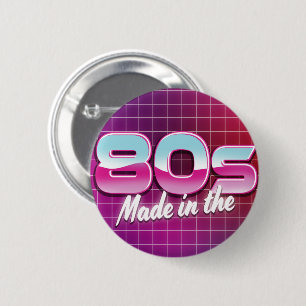 Hergestellt in den 80ern button