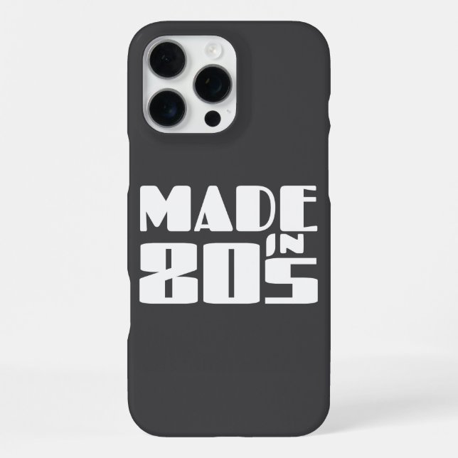 Hergestellt in den 80ern iPhone 16 pro max hülle (Rückseite)