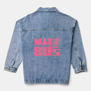 Hergestellt in den 80ern jeansjacke