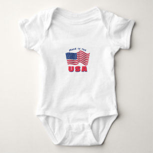 Hergestellt in den USA Baby Strampler