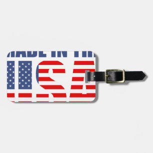 Hergestellt in den USA Gepäckanhänger