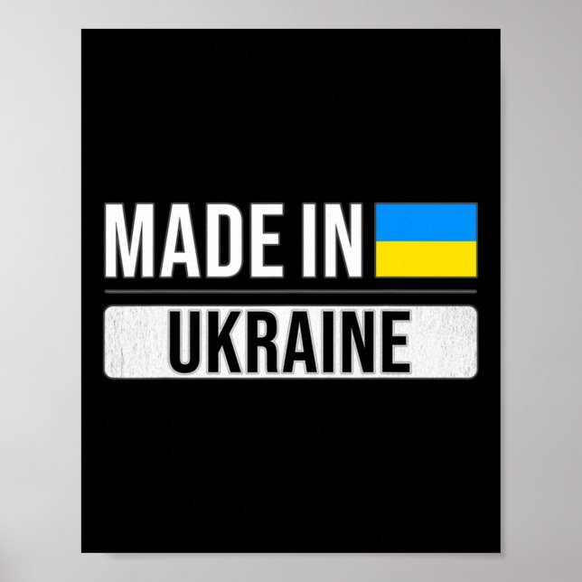 Hergestellt in der Ukraine Poster (Vorne)