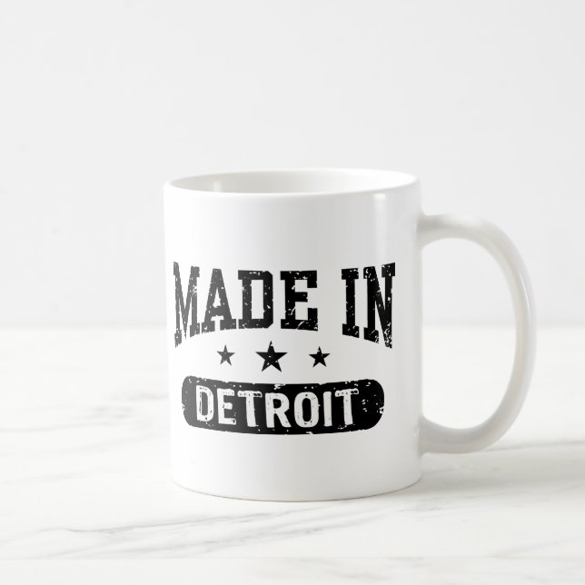 hergestellt in Detroit Kaffeetasse (Rechts)