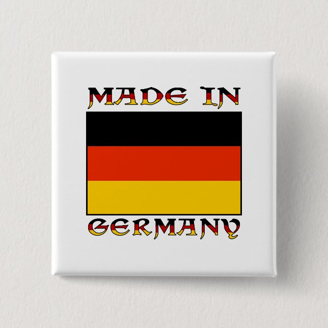 Hergestellt in Deutschland Button (Vorderseite)