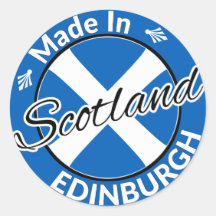 Hergestellt in Edinburgh Scotland Saltire Flag