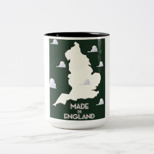Hergestellt in England Zweifarbige Tasse