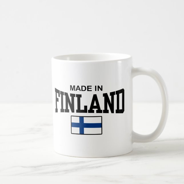 hergestellt in Finnland Kaffeetasse (Rechts)