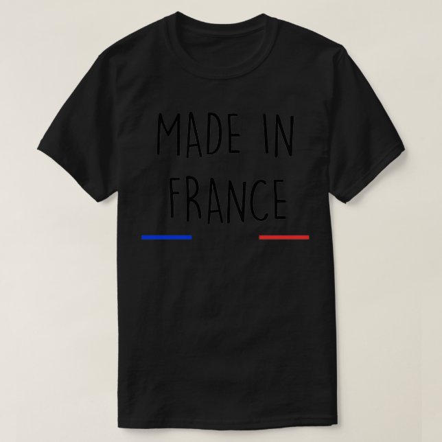 hergestellt in Frankreich T-Shirt (Design vorne)
