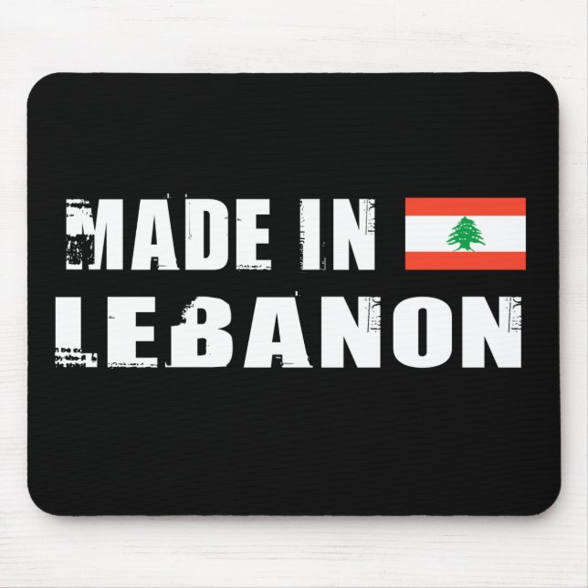 hergestellt in Libanon Mousepad (Vorne)