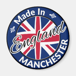 Hergestellt in Manchester England Union Jack Flag Magnet