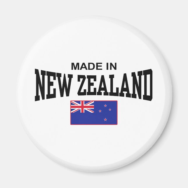 hergestellt in Neuseeland Magnet (Vorne)