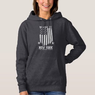 Hergestellt in New York, dem Empire State, Geburts Hoodie