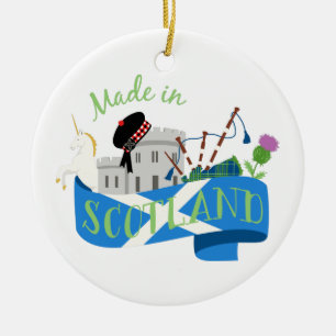 hergestellt in Schottland Keramik Ornament