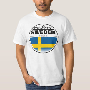 Hergestellt in ..."Schweden" T-Shirt