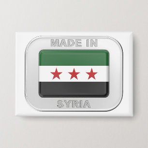 Hergestellt in Syrien Button