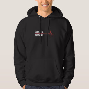 Hergestellt in Tembisa Südafrika Geburtsort Heimat Hoodie