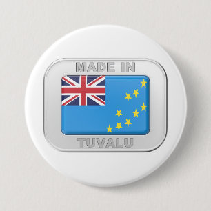 Hergestellt in Tuvalu Button