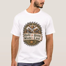 Hergestellt von Hand. Hergestellt um zu Halten Hol T-Shirt