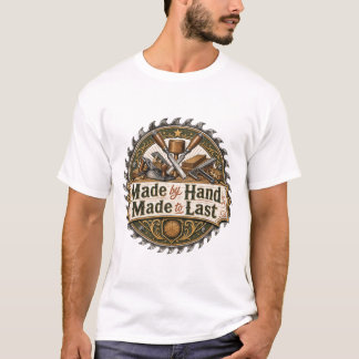 Hergestellt von Hand. Hergestellt um zu Halten Hol T-Shirt