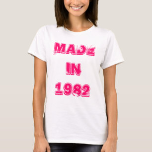 Hergestellter im Jahre 1982 T - Shirt