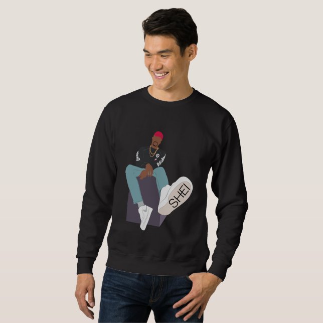 Hergestelltes einfaches Crewneck Sweatshirt (Vorne ganz)