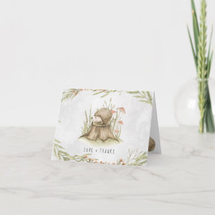 Hérisson de Woodland   Merci du Baby shower forest