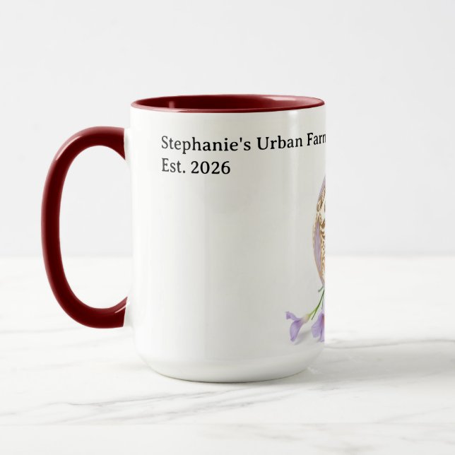 Heritage Artisanal Egg Aesthetic Brunch Tasse (Links)