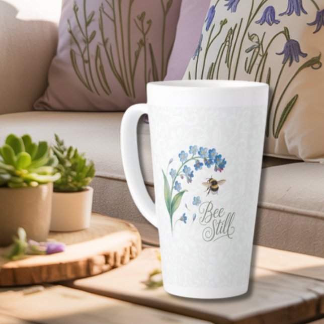 Heritage |  Bee Still – Botanische Blumen Milchtasse (Von Creator hochgeladen)
