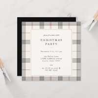HERITAGE | Creme-Tartan-Weihnachtsfeier