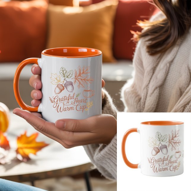 Heritage | Dankbares Herz Warme Tasse Herbst (Von Creator hochgeladen)