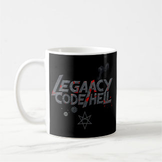 "HÉRITAGE DE CODE" Glitch Metal Mug - Programmeur 