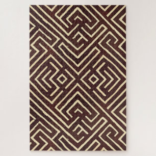 Héritage Entrelacé Puzzle de Motif Tribal