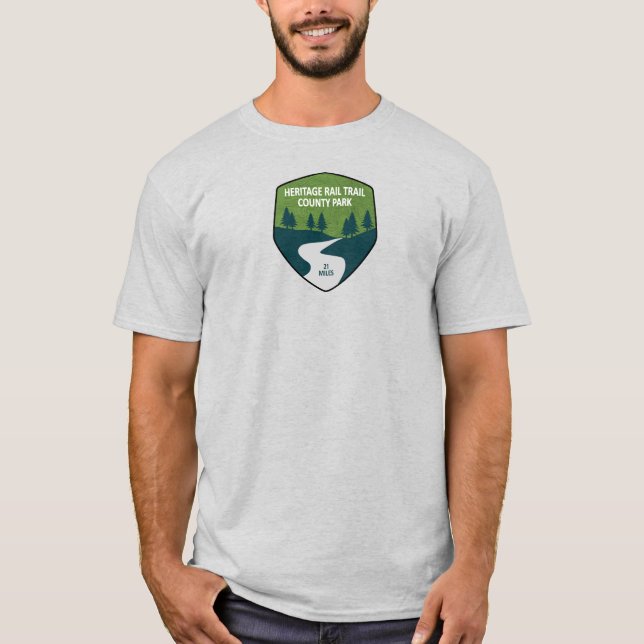 Heritage Rail Trail Landkreis Park T-Shirt (Vorderseite)