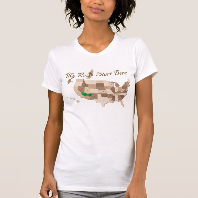 Heritage Shirt Roots Map (Vorderseite)
