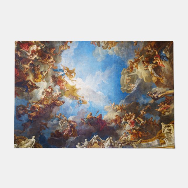 Herkules Deckenmalerei im Schloss Versailles Fußmatte (Vorderseite)
