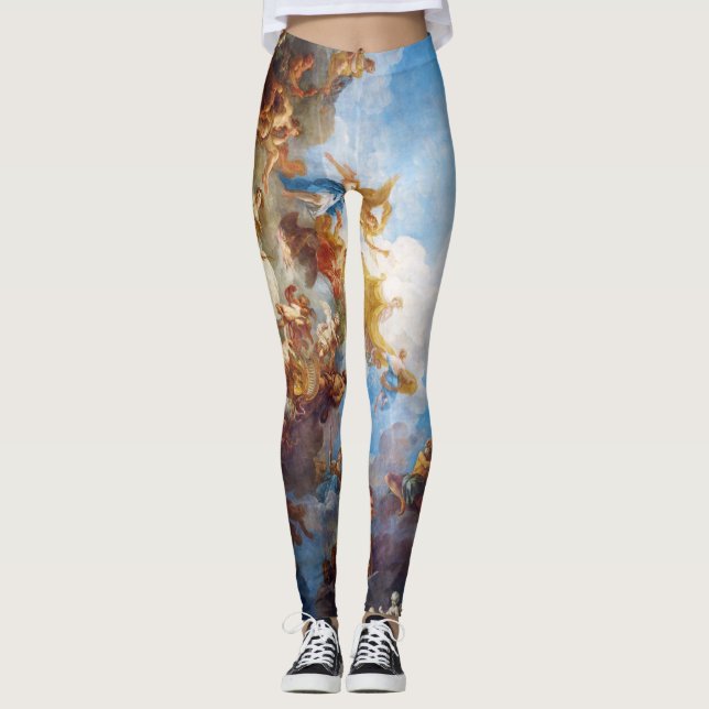 Herkules Deckenmalerei im Schloss Versailles Leggings (Vorderseite)