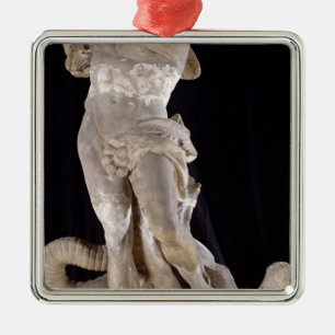 Herkules, der die Lernaean Hydra kämpft Silbernes Ornament