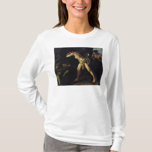 Herkules, der mit der Lernaean Hydra kämpft T-Shirt