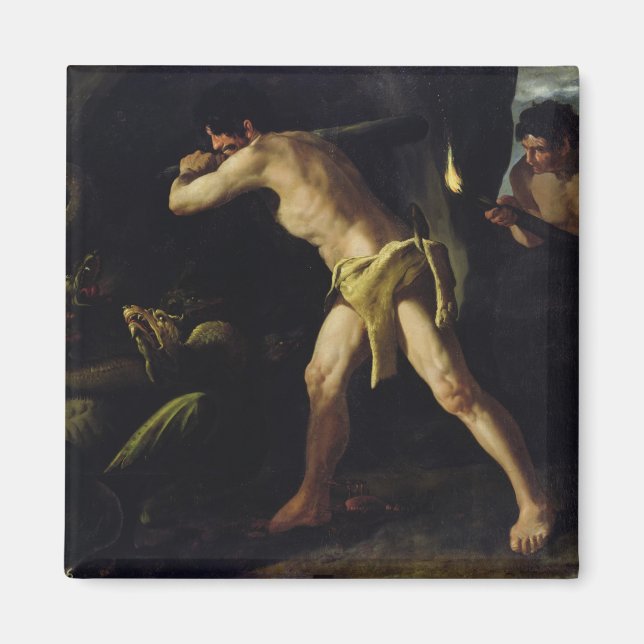 Herkules Kämpfen mit dem Lernaean Hydra Magnet (Vorne)