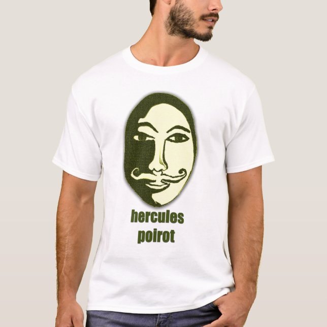 Herkules Poirot T-Shirt (Vorderseite)