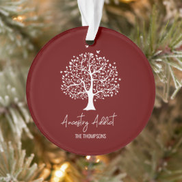 Herkunft Addict Family Tree Ornament